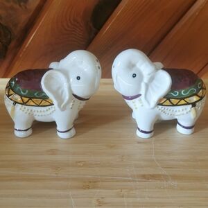 Pier 1 Elephant Salt and Pepper Shakers